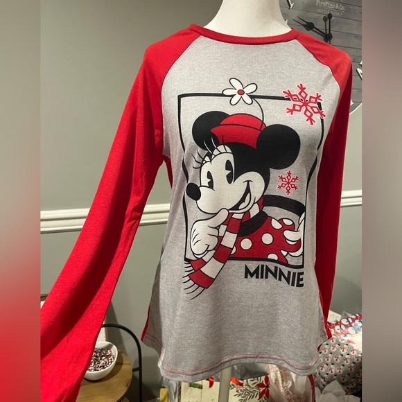 Kohls Women's/Teens Disney Minnie Mouse Pajama (Top Only) - Size XS NWT - Picture 7 of 8